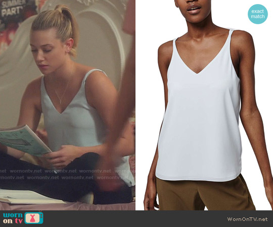 Topshop Double Strap V-Back Camisole worn by Betty Cooper (Lili Reinhart) on Riverdale