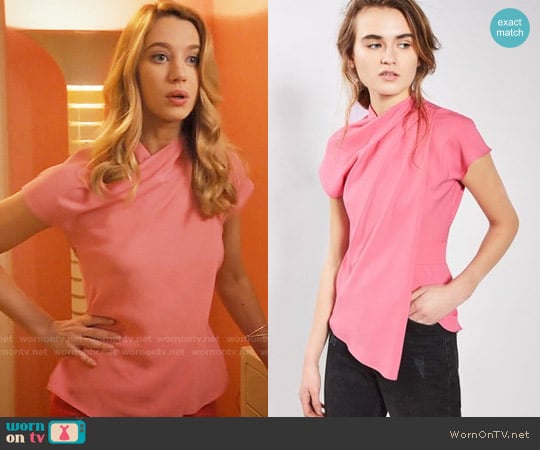 Topshop Origami Top worn by Petra Solano (Yael Grobglas) on Jane the Virgin