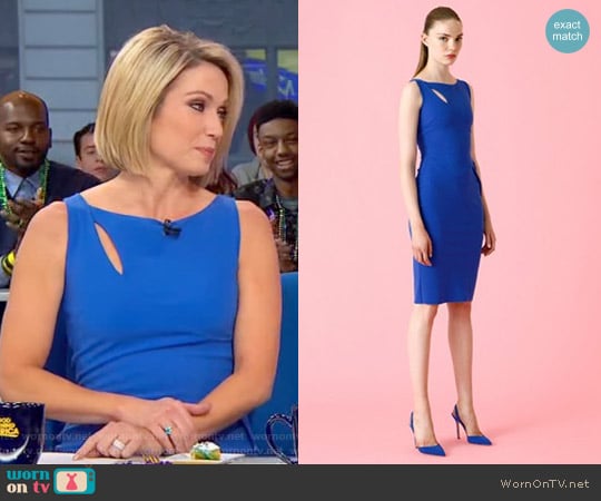 La Petite Robe di Chiara Boni Nabila Dress worn by Amy Robach on Good Morning America