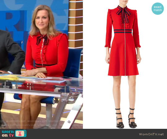 Gucci Viscose Jersey Dress worn by Lara Spencer on Good Morning America