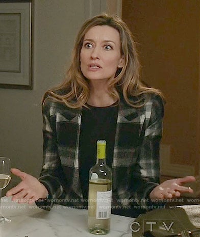 Alex’s plaid blazer on Designated Survivor