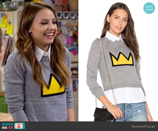 Alice + Olivia Nikia Sweater worn by Sofia Rodriguez (Aimee Carrero) on Young and Hungry