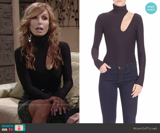 Alix Houston Cutout Bodysuit worn by Lauren Fenmore (Tracey Bregman) on The Young and the Restless
