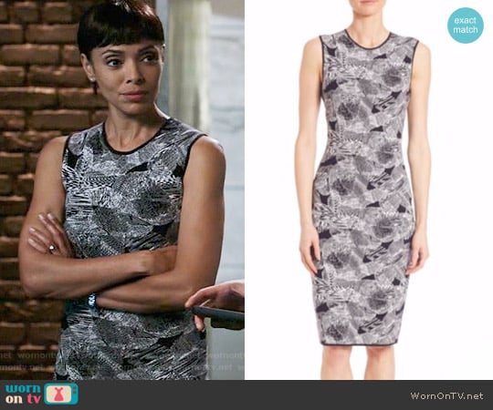 BOSS Fasome Dress worn by Camille Saroyan (Tamara Taylor) on Bones