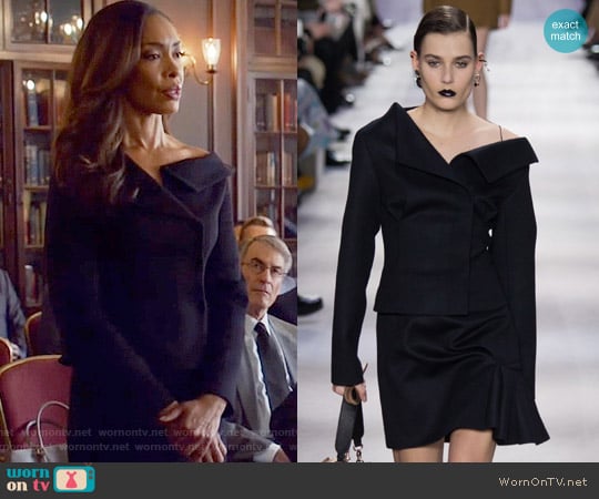 by Christian Dior - Fall 2016 Collection worn by Jessica Pearson (Gina Torres) on Suits