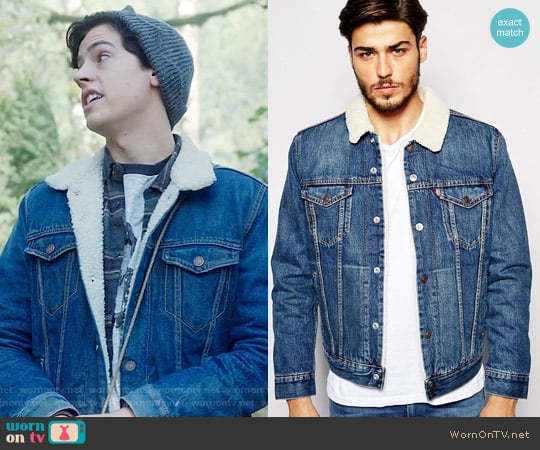 Levis Denim Sherpa Jacket worn by Jughead Jones (Cole Sprouse) on Riverdale