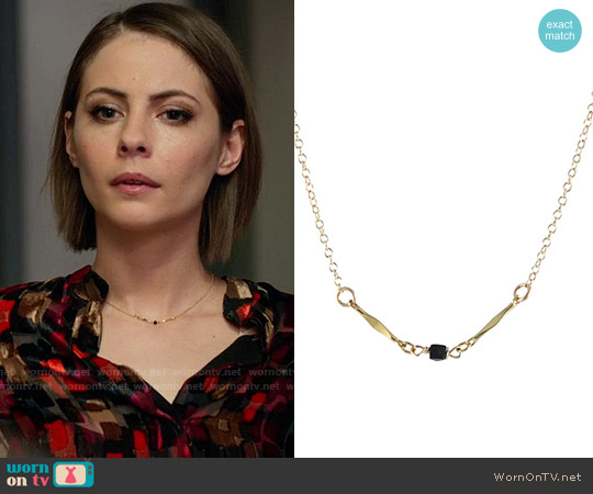 Alice + Olivia Eloise Blouse worn by Thea Queen (Willa Holland) on Arrow