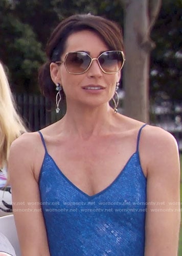 Quinn’s blue sequined dress on The Bold and the Beautiful