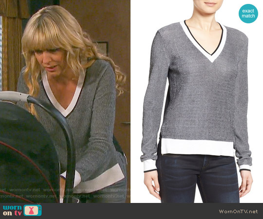 Rag & Bone Ainsley V-Neck Sweater worn by Nicole Walker (Arianne Zucker) on Days of our Lives