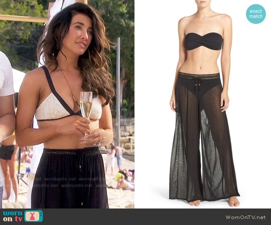 Robin Piccone Mesh Cover-Up Pants worn by Steffy Forrester (Jacqueline MacInnes Wood) on The Bold and the Beautiful