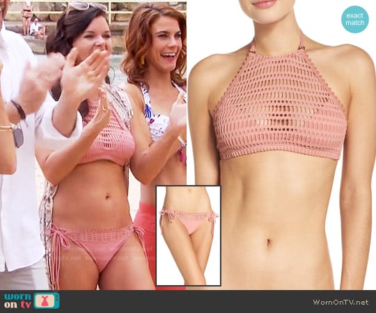 Robin Piccone Sophia Bikini in Copper Rose worn by Katie Logan (Heather Tom) on The Bold and the Beautiful