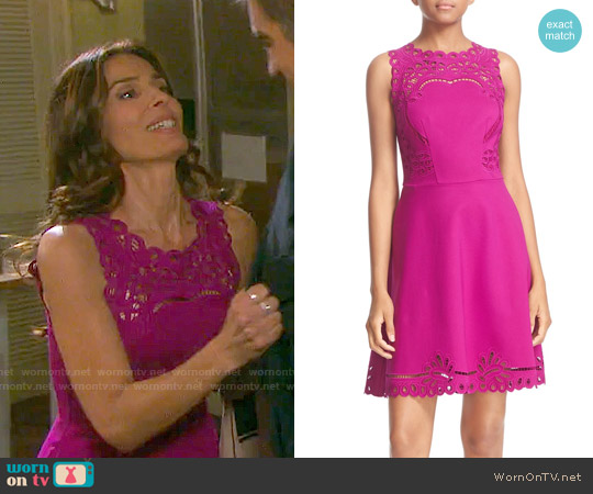 Ted Baker Verony Dress in Purple worn by Hope Williams (Kristian Alfonso) on Days of our Lives
