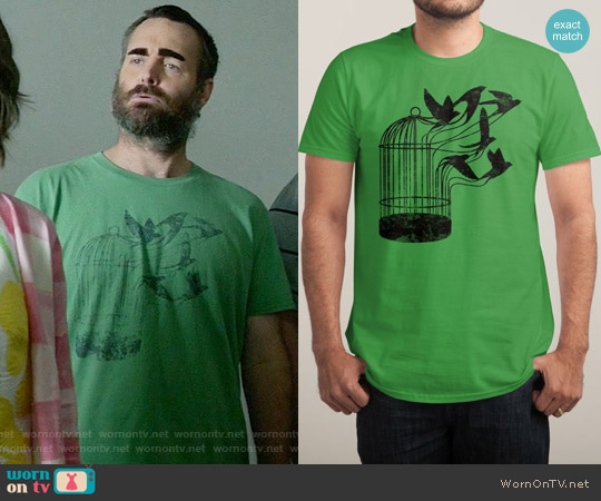 Breaking Through to Freedom T-shirt from Threadless worn by Phil Miller (Will Forte) on Last Man On Earth