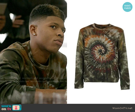 Valentino Tie & Dye Sweatshirt worn by Hakeem Lyon (Bryshere Y. Gray) on Empire