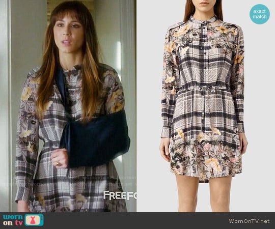 All Saints Sanko Kinori Dress worn by Spencer Hastings (Troian Bellisario) on Pretty Little Liars
