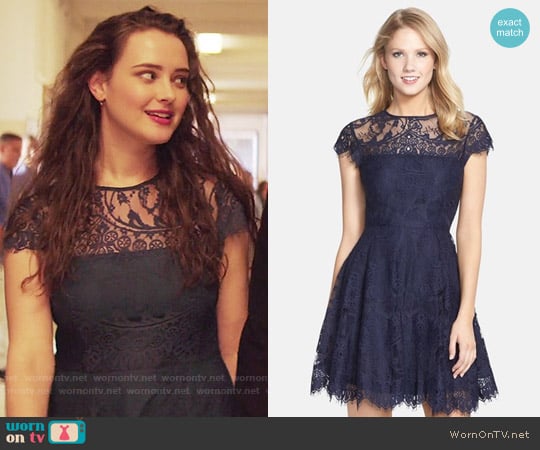 BB Dakota Rihanna Dress in Oilslick worn by Hannah Baker (Katherine Langford) on 13 Reasons Why