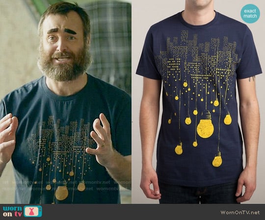 The Hanging City Tee from Threadless worn by Phil Miller (Will Forte) on Last Man On Earth