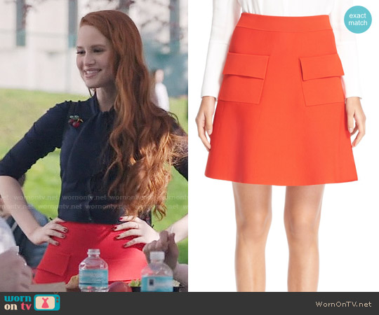 A.L.C. Aaron Skirt worn by Cheryl Blossom (Madelaine Petsch) on Riverdale