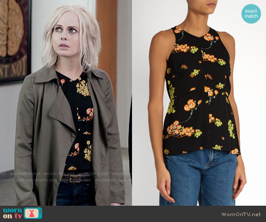 A.L.C. Stuart Floral Top worn by Liv Moore (Rose McIver) on iZombie