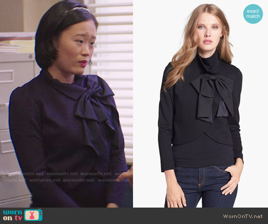 Alice + Olivia Addison Jacket worn by Courtney Crimsen (Michele Selene Ang) on 13 Reasons Why