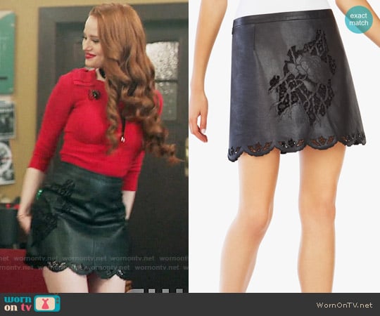 Bcbgmaxazria Jenhifer Skirt worn by Cheryl Blossom (Madelaine Petsch) on Riverdale