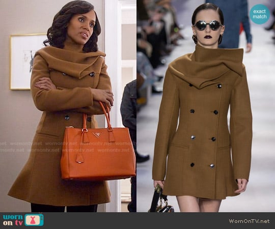 by Christian Dior - Fall 2016 Collection worn by Olivia Pope (Kerry Washington) on Scandal
