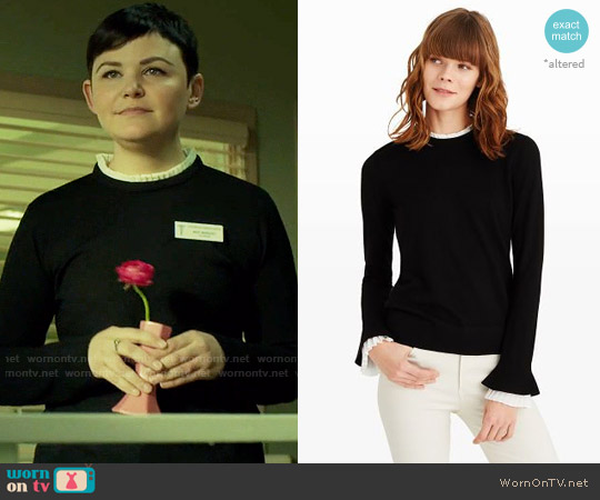 Club Monaco Ashta Sweater worn by Mary Margaret (Ginnifer Goodwin) on Once Upon A Time