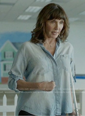 Gail’s chambray shirt on Last Man on Earth