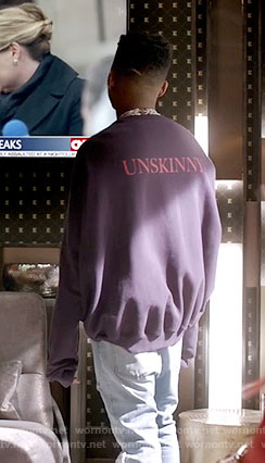 Hakeem’s Unskinny sweatshirt on Empire