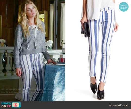 Hudson Krista Jeans in Steamer worn by Hanna Marin (Ashley Benson) on Pretty Little Liars