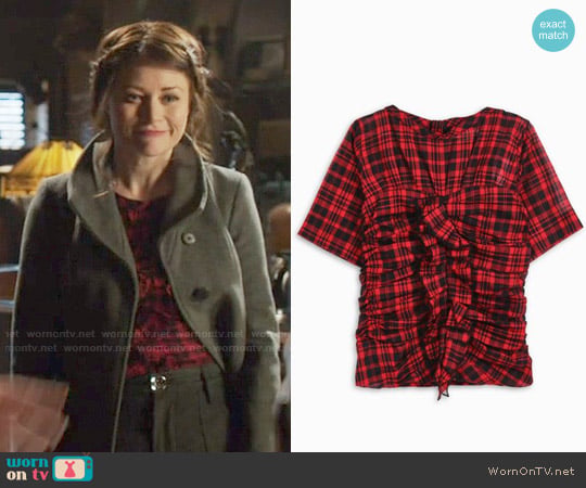 Etoile Isabel Marant Walt Top worn by Belle (Emilie de Ravin) on Once Upon A Time