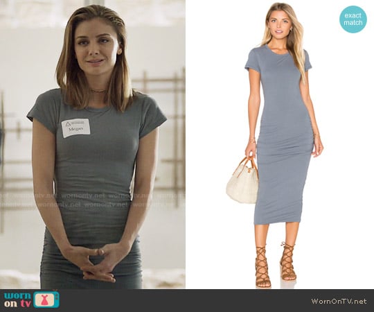 James Perse Classic Skinny Dress in North worn by Megan Morrison (Christine Evangelista) on The Arrangement