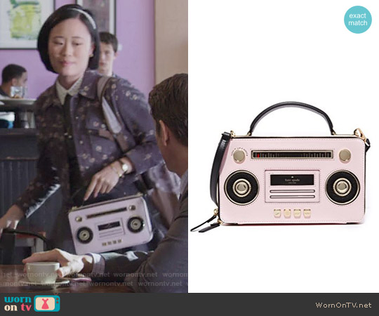 Kate Spade Boombox Satchel worn by Courtney Crimsen (Michele Selene Ang) on 13 Reasons Why