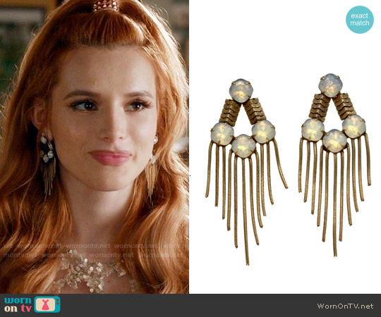 Lionette NY Mabel Earrings worn by Paige Townsen (Bella Thorne) on Famous in Love