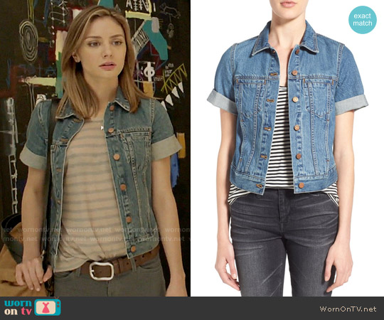 Madewell Summer Denim Jacket worn by Megan Morrison (Christine Evangelista) on The Arrangement