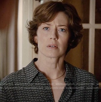 Nora’s jagged stripe blouse on The Leftovers