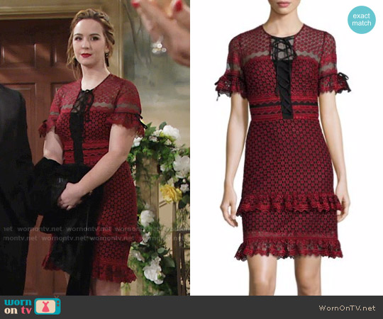 Parker Emilia Dress worn by Mariah Copeland (Camryn Grimes) on The Young and the Restless