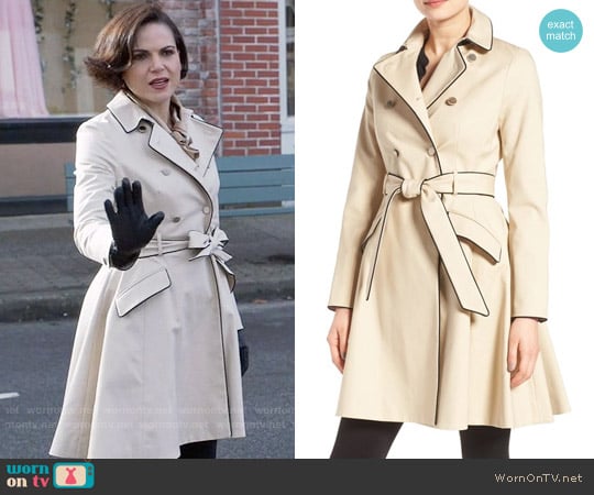 Ted Baker Gilliy Coat worn by Regina Mills (Lana Parrilla) on Once Upon A Time