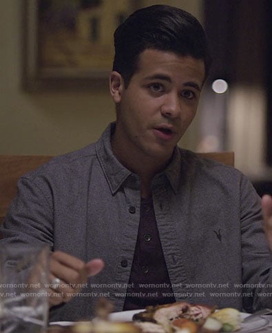 Tony’s button down shirt on 13 Reasons Why