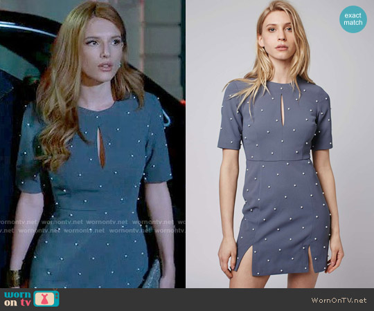 Topshop Pearl A-Line Dress worn by Paige Townsen (Bella Thorne) on Famous in Love