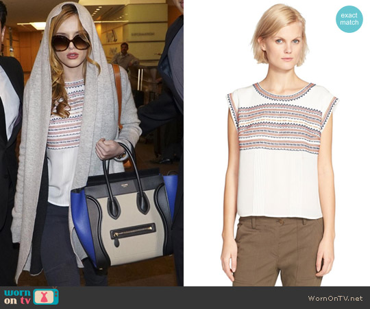 Veronica Beard Clover Top worn by Paige Townsen (Bella Thorne) on Famous in Love