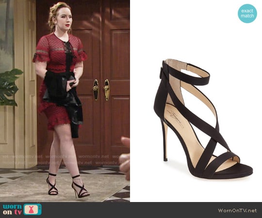 Imagine by Vince Camuto Devin Sandal worn by Mariah Copeland (Camryn Grimes) on The Young and the Restless