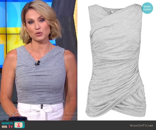 Bailey 44 Sofia Top worn by Amy Robach on Good Morning America