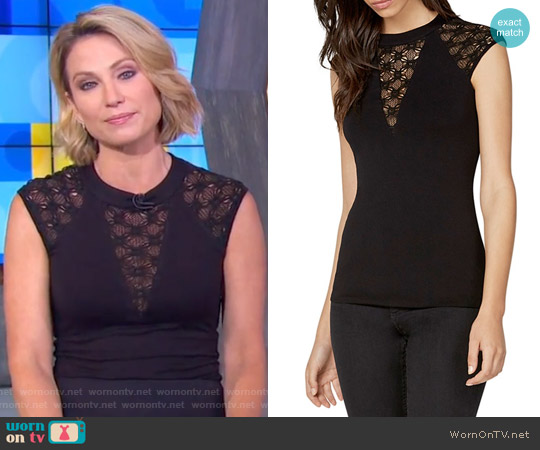 Bailey 44 Yuca Top worn by Amy Robach on Good Morning America