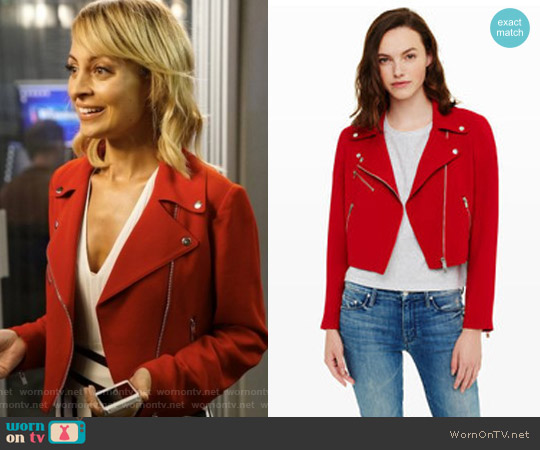 Striped Detailed Midi Skirt worn by Portia Scott-Griffith (Nicole Richie) on Great News