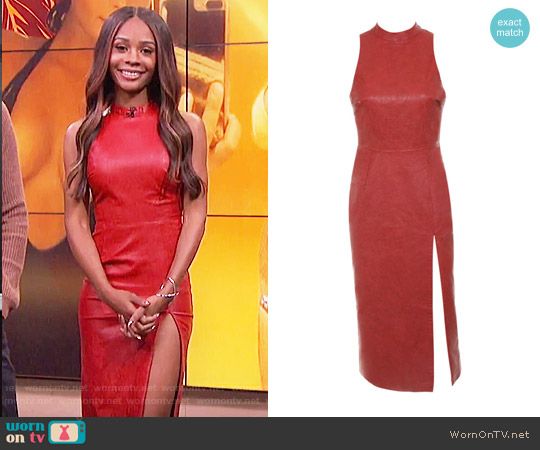 House of CB Sanem Dress worn by Zuri Hall on E! News