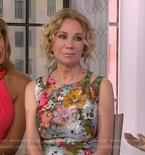 Kathie’s floral flare dress on Today