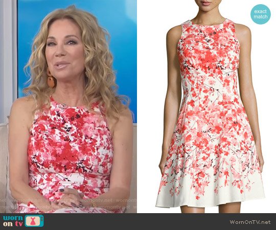 Maggy London Floral-Print Fit & Flare Dress worn by Kathie Lee Gifford on Today