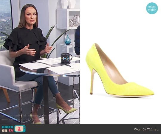 Manolo Blahnik BB 105 Pumps worn by Catt Sadler on E! News