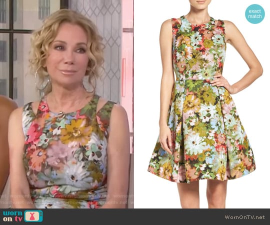 Taylor Dresses Vintage Floral Fit & Flare Dress worn by Kathie Lee Gifford on Today